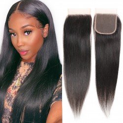 4x4 Remy Hair Lace Cloure - Silky straight 8-20 inch