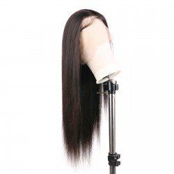 Front Lace Human Hair Wigs Silky Straight HD Swiss Lace Front Wigs 100% Remy Hair With Baby Hair