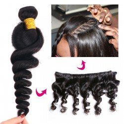 Brazilian Remy Hair Loose Wave 10-30 Inch 100g