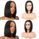 T part Lace Front Human Hair Wigs Straight Hair Bob Wig Remy Short Human Hair Wigs Pre Plucked With Baby Hair 