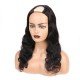 U Part Wigs Human Hair Wigs for Black Women Body Wave Human Hair Wigs Glueless Natural Color U-part wigs Clip in Hair Extension